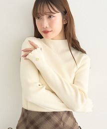 【WEB限定】ハートプレートリブニットプルオーバー
