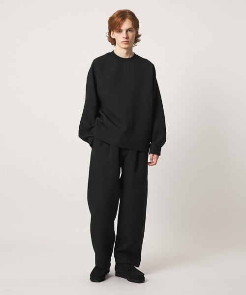 UNITED ARROWS by DAISUKE OBANA 上下セット黒M D.O UNITED ARROWS BY DAISUKE OBANA＞TRPL 1P WIDE/TPD PANTS/パンツ