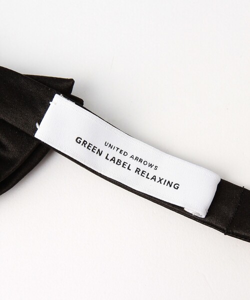 green label relaxing(グリーンレーベルリラクシング)の「SATIN SOLID ボウタイ / 蝶ネクタイ(蝶ネクタイ・メンズ・ブラック・FREE)」の6枚目の写真