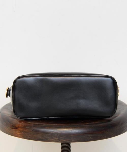 BEAUTY&YOUTH UNITED ARROWS(ビューティーアンドユースユナイテッドアローズ)の「BY∴ レザードームジップボストン -2WAY-(ボストンバッグ・レディース・ブラック/ワインレッド・FREE)」の8枚目の写真