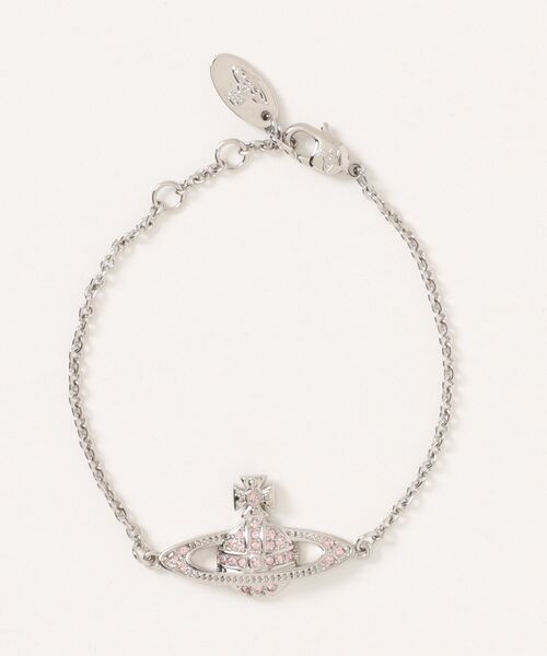 Vivienne Westwood(ヴィヴィアンウエストウッド)の「MINI BAS RELIEF BRACELETCHAIN(ブレスレット・レディース・シルバー/ゴールド系その他/ブラック/ピンクゴールド/パープル/GOLD /シルバー系その他2/ゴールド系その他2/ピンク/ブルー系その他/シルバー系1/シルバー系その他/ピンク系その他・FREE)」の5枚目の写真
