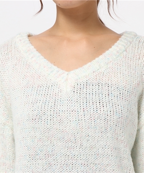 Heather（ヘザー）の「3G＊MIXルーズニット　738337 （ニット/セーター・レディース・ピンク系その他/ブルー系その他/ホワイト系その他・FREE）」の10枚目の写真