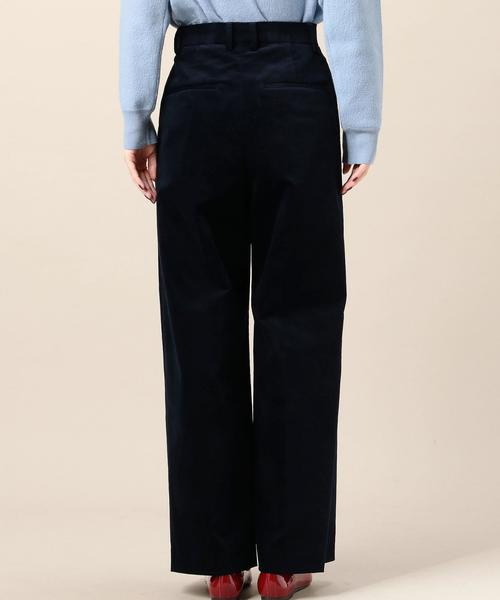 BEAUTY&YOUTH UNITED ARROWS（ビューティーアンドユースユナイテッドアローズ）の「BY ベロアライク ワイドパンツ◆（その他パンツ・レディース・オフホワイト/オリーブ/ネイビー・MEDIUM/SMALL）」の4枚目の写真