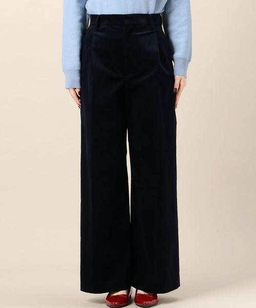 BEAUTY&YOUTH UNITED ARROWS（ビューティーアンドユースユナイテッドアローズ）の「BY ベロアライク ワイドパンツ◆（その他パンツ・レディース・オフホワイト/オリーブ/ネイビー・MEDIUM/SMALL）」の5枚目の写真