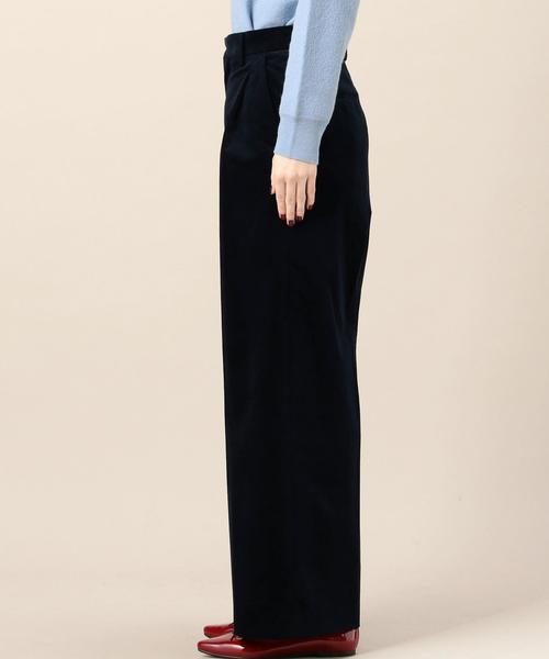 BEAUTY&YOUTH UNITED ARROWS（ビューティーアンドユースユナイテッドアローズ）の「BY ベロアライク ワイドパンツ◆（その他パンツ・レディース・オフホワイト/オリーブ/ネイビー・MEDIUM/SMALL）」の6枚目の写真