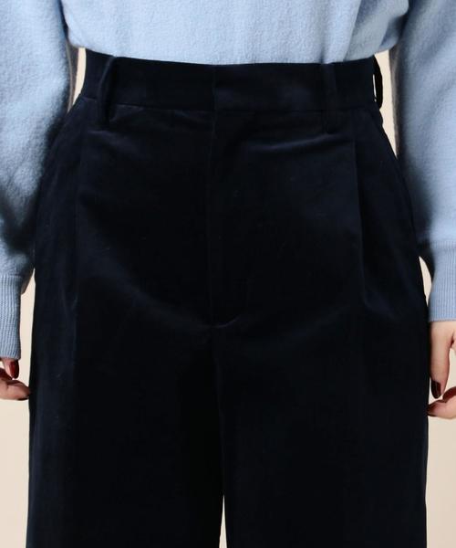 BEAUTY&YOUTH UNITED ARROWS（ビューティーアンドユースユナイテッドアローズ）の「BY ベロアライク ワイドパンツ◆（その他パンツ・レディース・オフホワイト/オリーブ/ネイビー・MEDIUM/SMALL）」の8枚目の写真