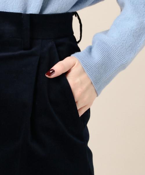 BEAUTY&YOUTH UNITED ARROWS（ビューティーアンドユースユナイテッドアローズ）の「BY ベロアライク ワイドパンツ◆（その他パンツ・レディース・オフホワイト/オリーブ/ネイビー・MEDIUM/SMALL）」の9枚目の写真