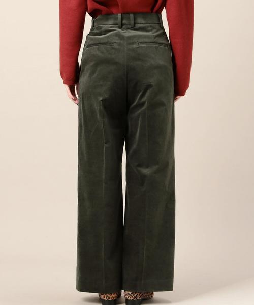 BEAUTY&YOUTH UNITED ARROWS（ビューティーアンドユースユナイテッドアローズ）の「BY ベロアライク ワイドパンツ◆（その他パンツ・レディース・オフホワイト/オリーブ/ネイビー・MEDIUM/SMALL）」の10枚目の写真