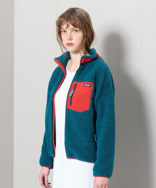 patagonia(パタゴニア)の「<patagonia>Boys RETRO X JACKET/ジャケット.(その他アウター・レディース・オフホワイト/ネイビー・X-LARGE/XX-LARGE)」の2枚目の写真