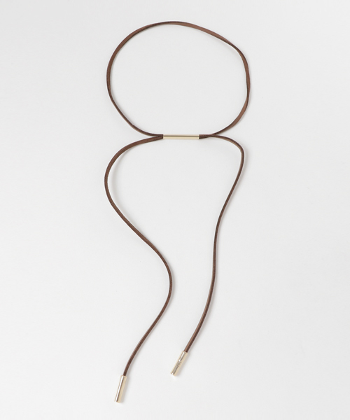 SLY(スライ)の「SIMPLY LARIAT N/C(ネックレス・レディース・ブラック/ブラウン/ホワイト・FREE)」の3枚目の写真