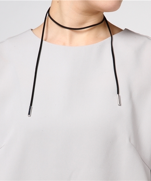 SLY(スライ)の「SIMPLY LARIAT N/C(ネックレス・レディース・ブラック/ブラウン/ホワイト・FREE)」の6枚目の写真