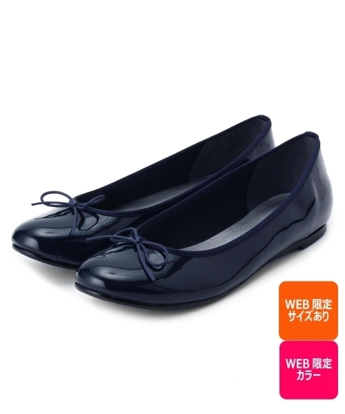 grove(グローブ)の「◆ふわっと包まれる、やわここちバレエシューズ(パンプス・レディース・ブラック/シルバー/レッド/ネイビー・40/45/25/35/30)」の3枚目の写真