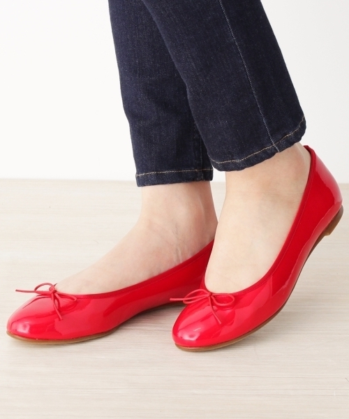 grove(グローブ)の「◆ふわっと包まれる、やわここちバレエシューズ(パンプス・レディース・ブラック/シルバー/レッド/ネイビー・40/45/25/35/30)」の9枚目の写真