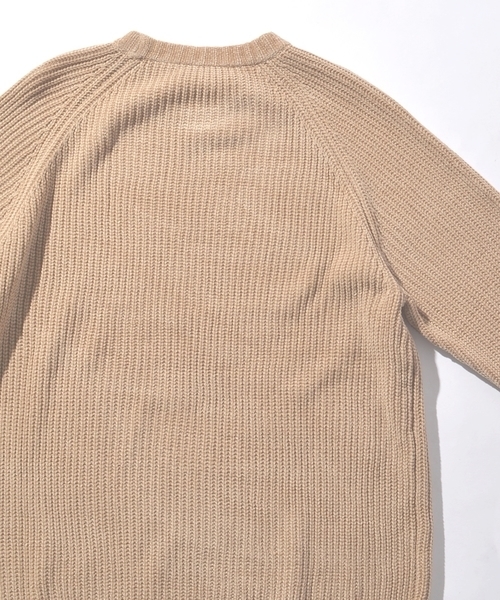 SHIPS JET BLUE（シップスジェットブルー）の「SHIPS JET BLUE: 畦編み モールニット■（ニット/セーター・メンズ・ネイビー/ベージュ/ブラック・LARGE/X-LARGE/SMALL/MEDIUM）」の12枚目の写真