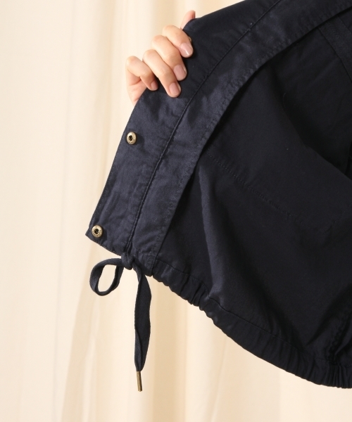 niko and ... ニコアンド Misayo ミリタリー ジャケット 黒 ニコアンド [be with M] Misayo ミリリメイクジャケットブラック