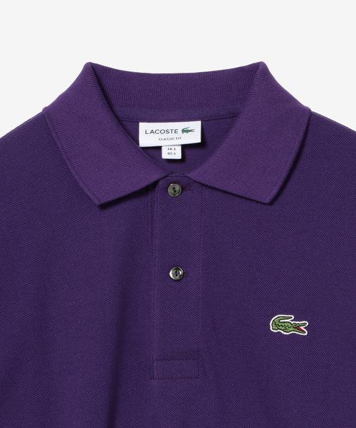 新品 LACOSTE 長袖ポロシャツ パープル 紫 L1312 極美品】LACOSTE ラコステ 定番 長袖ポロシャツ パープル L1312 - メルカリ