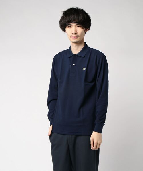 LACOSTE（ラコステ）の「LACOSTE / ロングスリーブ ポロシャツ（ポロシャツ・メンズ・ブラック/ブルー系その他3/パープル/ネイビー/ホワイト・2/3/4）」の7枚目の写真