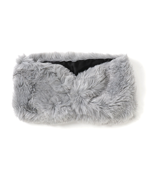 RIVE DROITE（リヴドロワ）の「Italyエコファースヌード（ストール/ショール・レディース・ブラウン/グレー・FREE）」の2枚目の写真