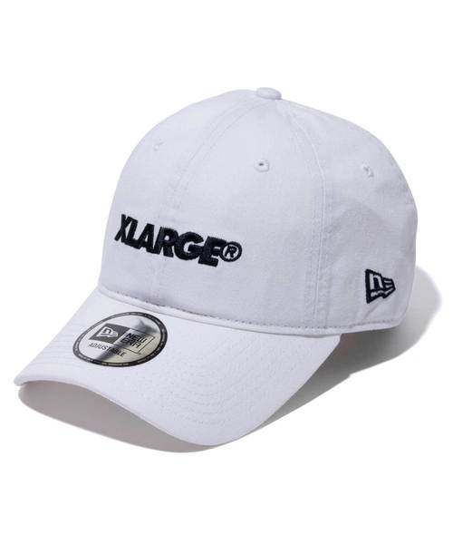 XLARGE（エクストララージ）の「NEWERA STANDARD LOGO 6PANEL CAP（キャップ・メンズ・ブラック/ホワイト・ONE SIZE）」の2枚目の写真