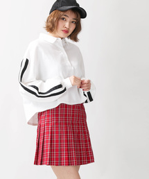 WEGO/チェックプリーツミニスカート