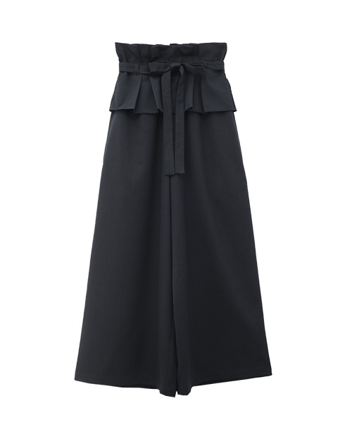 Luz Llena（ラズレナ）の「コルセットベルト付きワイドパンツ（その他パンツ・レディース・グレイッシュベージュ/ネイビー・MEDIUM）」の14枚目の写真