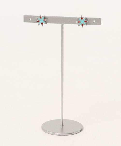 チャイハネ（チャイハネ）の「【チャイハネ】ソルスタッドピアス（ピアス（両耳用）・メンズ・ライトブルー/ブルー/カラフル・FREE）」の7枚目の写真