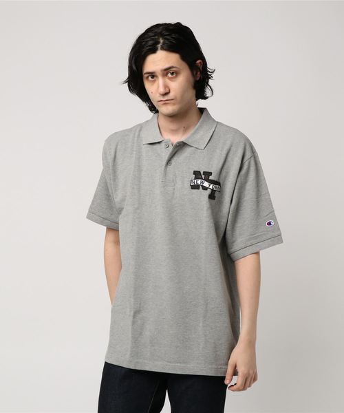 Champion（チャンピオン）の「【Champion/チャンピオン】メンズ CAMPUS (キャンパス) 大きいサイズ ポロシャツ（ポロシャツ・メンズ・ホワイト/グレー/ネイビー・X-LARGE/XXXX-LARGE/XX-LARGE/XXX-LARGE）」の3枚目の写真
