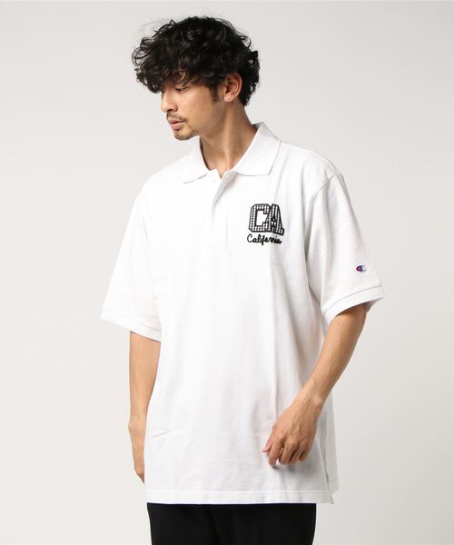 Champion（チャンピオン）の「【Champion/チャンピオン】メンズ CAMPUS (キャンパス) 大きいサイズ ポロシャツ（ポロシャツ・メンズ・ホワイト/グレー/ネイビー・X-LARGE/XXXX-LARGE/XX-LARGE/XXX-LARGE）」の2枚目の写真