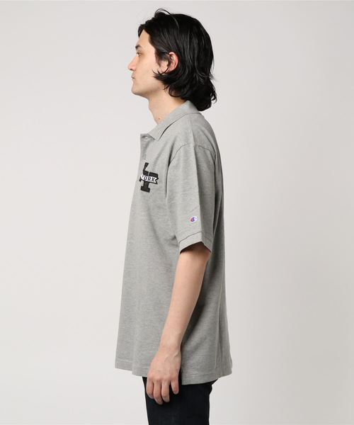 Champion（チャンピオン）の「【Champion/チャンピオン】メンズ CAMPUS (キャンパス) 大きいサイズ ポロシャツ（ポロシャツ・メンズ・ホワイト/グレー/ネイビー・X-LARGE/XXXX-LARGE/XX-LARGE/XXX-LARGE）」の4枚目の写真