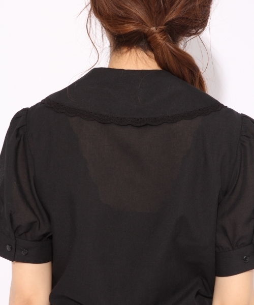 Heather（ヘザー）の「ビンテージエリブラウス 794445（シャツ/ブラウス・レディース・ホワイト/ブラック/グレー・ONESIZE）」の15枚目の写真