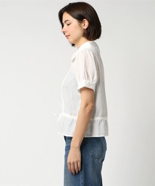 Heather（ヘザー）の「ビンテージエリブラウス 794445（シャツ/ブラウス・レディース・ホワイト/ブラック/グレー・ONESIZE）」の4枚目の写真