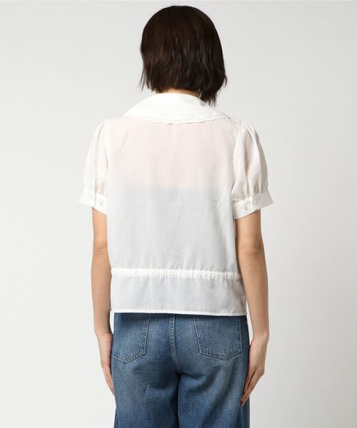 Heather（ヘザー）の「ビンテージエリブラウス 794445（シャツ/ブラウス・レディース・ホワイト/ブラック/グレー・ONESIZE）」の5枚目の写真