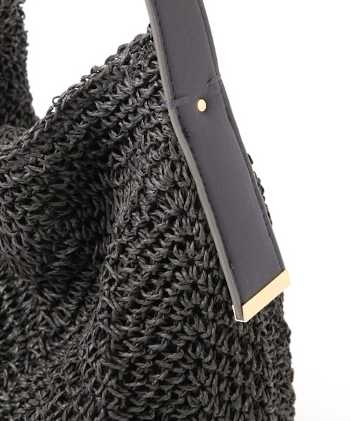 Andemiu（アンデミュウ）の「ペーパーワンショルダー785859（ショルダーバッグ・レディース・ブラック/その他・FREE）」の10枚目の写真