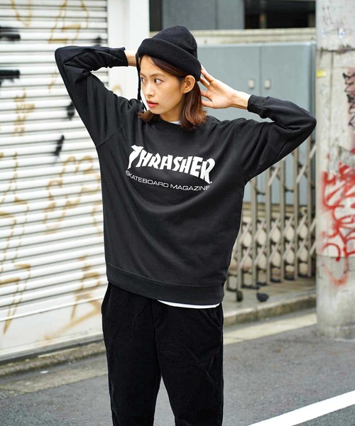 新品 本物 当店在庫だから安心 Mag Logo Crew Sweat スラッシャーmagロゴスウェットトレーナー スウェット Thrasher スラッシャー のファッション 低価格で大人気の高速配送 Lssr Ub Ac Id
