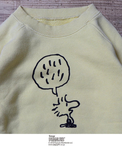 coen(コーエン)の「【coen キッズ / ジュニア】(SNOOPY/スヌーピー)フェイスプリントプルオーバー / スウェット /トレーナー(100~150cm)(スウェット・キッズ・イエロー/ライム/レッド・100/110/120/130/140/150)」の21枚目の写真