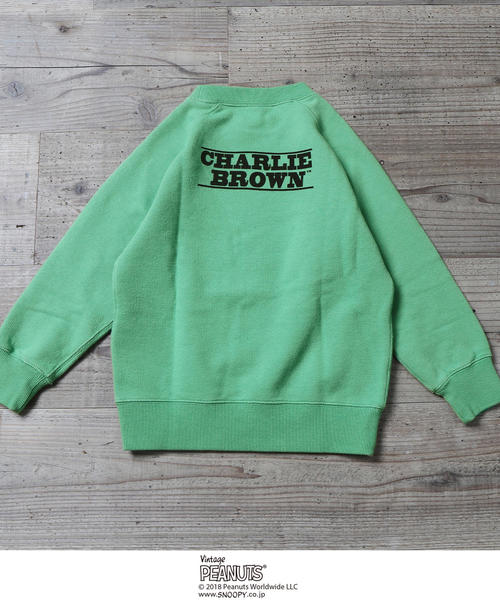 coen(コーエン)の「【coen キッズ / ジュニア】(SNOOPY/スヌーピー)フェイスプリントプルオーバー / スウェット /トレーナー(100~150cm)(スウェット・キッズ・イエロー/ライム/レッド・100/110/120/130/140/150)」の15枚目の写真