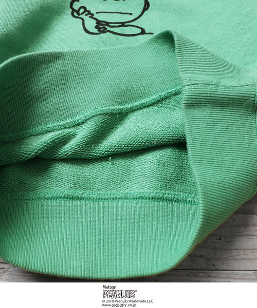 coen(コーエン)の「【coen キッズ / ジュニア】(SNOOPY/スヌーピー)フェイスプリントプルオーバー / スウェット /トレーナー(100~150cm)(スウェット・キッズ・イエロー/ライム/レッド・100/110/120/130/140/150)」の17枚目の写真