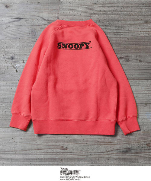 coen(コーエン)の「【coen キッズ / ジュニア】(SNOOPY/スヌーピー)フェイスプリントプルオーバー / スウェット /トレーナー(100~150cm)(スウェット・キッズ・イエロー/ライム/レッド・100/110/120/130/140/150)」の9枚目の写真