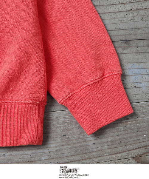 coen(コーエン)の「【coen キッズ / ジュニア】(SNOOPY/スヌーピー)フェイスプリントプルオーバー / スウェット /トレーナー(100~150cm)(スウェット・キッズ・イエロー/ライム/レッド・100/110/120/130/140/150)」の4枚目の写真