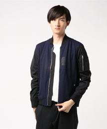 VENCEEXCHANGE | カットデニム切り替えブルゾン(ブルゾン)