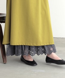 n'OrLABEL | 『贅沢レースロングペチワンピース』(ワンピース)