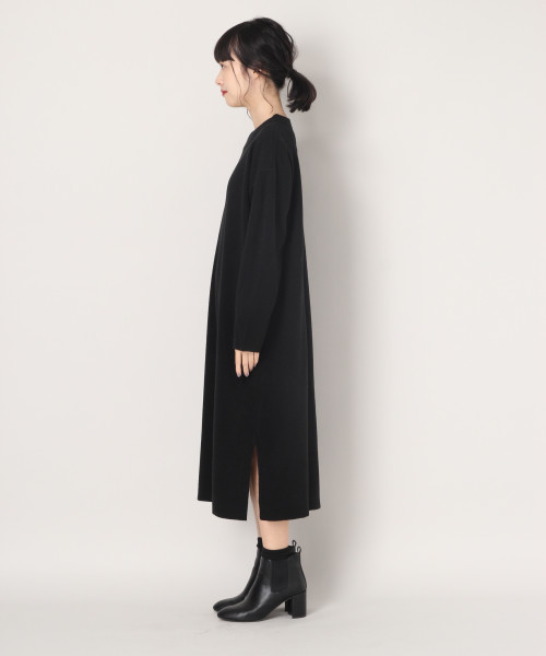 LOWRYS FARM（ローリーズファーム）の「１２Ｇミラノリブワンピ　820929（ワンピース・レディース・グリーン/ブラック/ベージュ/ブラウン・FREE）」の7枚目の写真