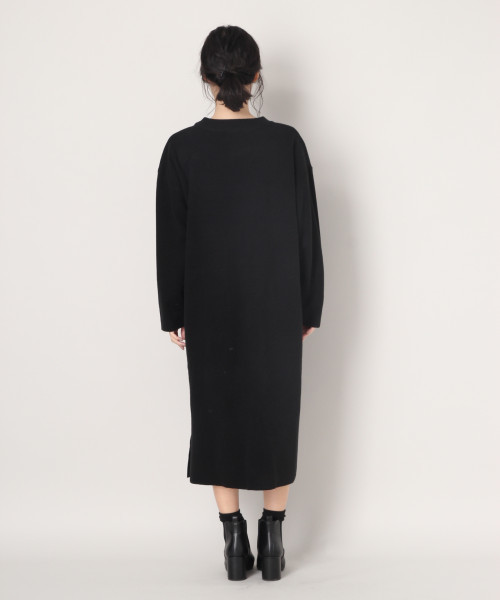 LOWRYS FARM（ローリーズファーム）の「１２Ｇミラノリブワンピ　820929（ワンピース・レディース・グリーン/ブラック/ベージュ/ブラウン・FREE）」の8枚目の写真