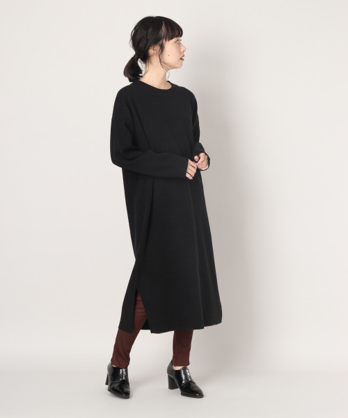 LOWRYS FARM（ローリーズファーム）の「１２Ｇミラノリブワンピ　820929（ワンピース・レディース・グリーン/ブラック/ベージュ/ブラウン・FREE）」の14枚目の写真