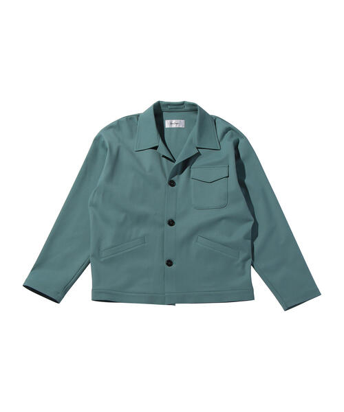 MONKEY TIME(モンキータイム)の「<SECOND/LAYER × monkey time> CALO SHT JKT/シャツジャケット(シャツ/ブラウス・メンズ・ターコイズブルー/ダークブラウン・SMALL/MEDIUM/LARGE)」の10枚目の写真