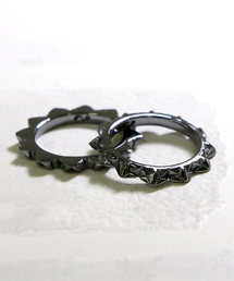 YArKA（ヤーカ）の「【YArKA/ヤーカ】[two pcs one series] star stads ring<nikoichi2>/[ニコイチシリーズ]星スタッズリング（リング・レディース）」