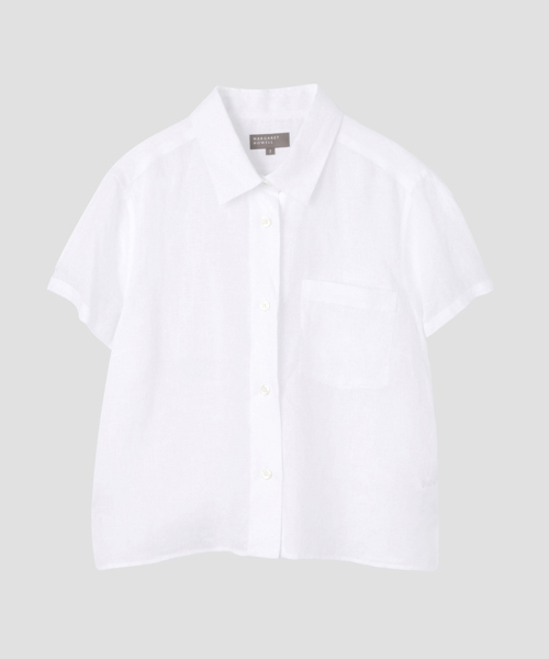 9-0112M◎MHL./LINEN VOILE/シャツ/ブラウス/マーガレットハウエル/エムエイチエル/2/ABL128785 MARGARET HOWELL（マーガレットハウエル）の「LINEN VOILE（シャツ