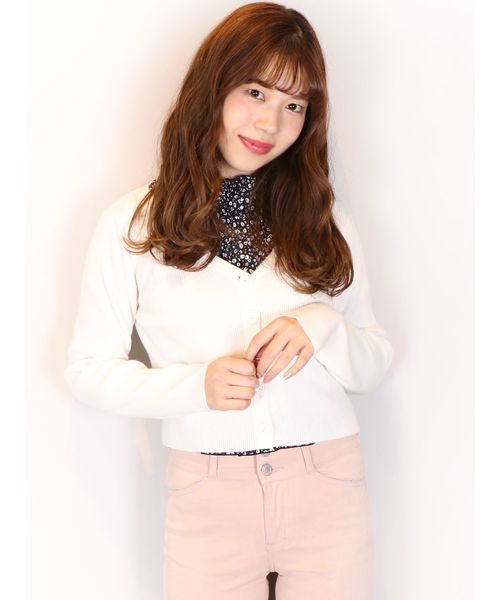 dazzlin（ダズリン）の「Vネックマルチボタンカーデ（カーディガン/ボレロ・レディース・ブラック/オフホワイト/レッド・FREE）」の12枚目の写真