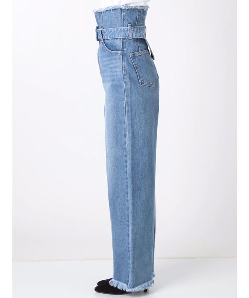 EMODA（エモダ）の「2WAYスーパーハイウエストワイドジーンズ（デニム