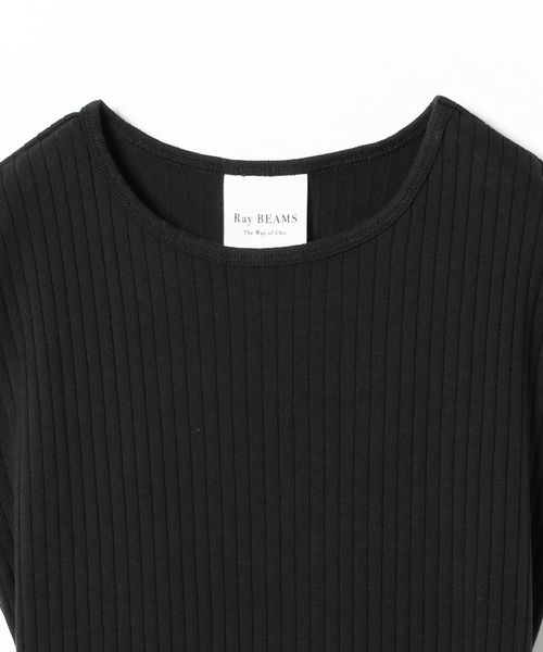 Ray BEAMS（レイビームス）の「Ray BEAMS / リブ バック オープン ワンピース（ワンピース・レディース・ブラック/サックスブルー/ワイン・ONE SIZE）」の11枚目の写真